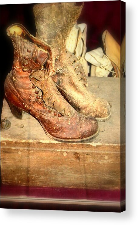 High Button Shoes Acrylic Print featuring the photograph My Lady by Diane montana Jansson