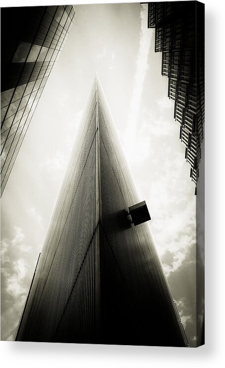 Clouds Acrylic Print featuring the photograph Not the Shard by Lenny Carter