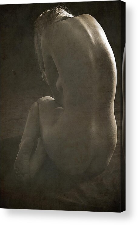 Art-nude Acrylic Print featuring the photograph Nude Study by David Quinn