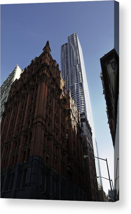 New York Acrylic Print featuring the photograph Old and New by Paul Plaine