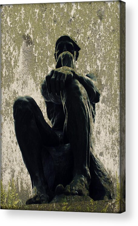 Statue Acrylic Print featuring the photograph OverThinker by Susie Weaver