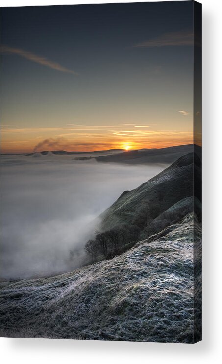 Castleton Acrylic Print featuring the photograph Peak District Sunrise by Andy Astbury