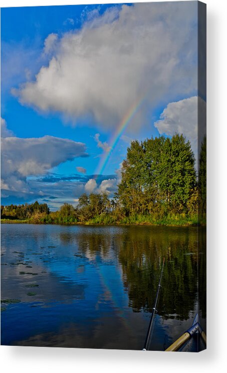 Like Acrylic Print featuring the photograph Rainbow by Michael Goyberg