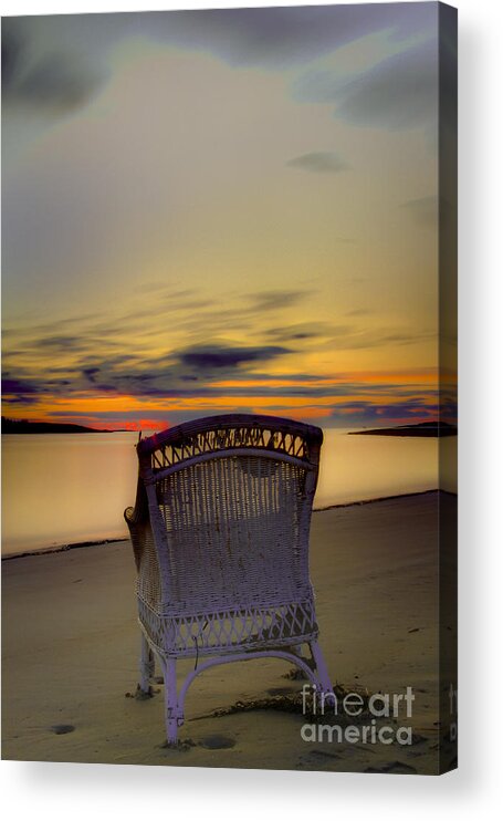 Beach Acrylic Print featuring the photograph Relax a While by Brenda Giasson