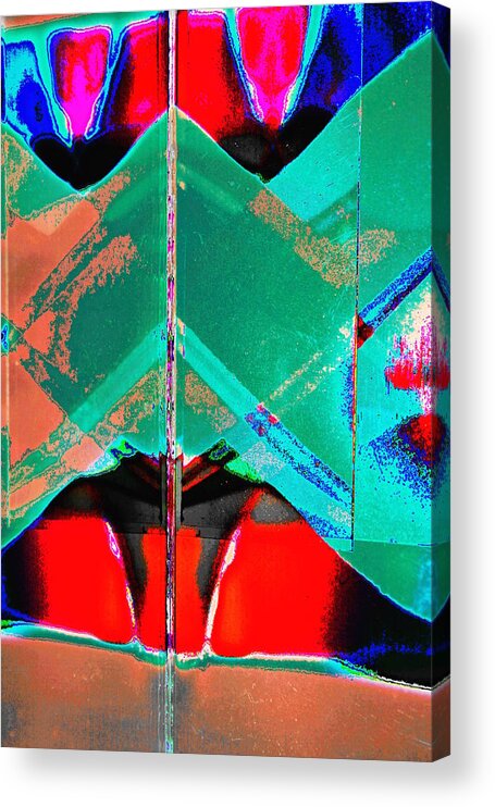 Digital Photocollage Acrylic Print featuring the photograph Respiration #9 by Steven A Bash