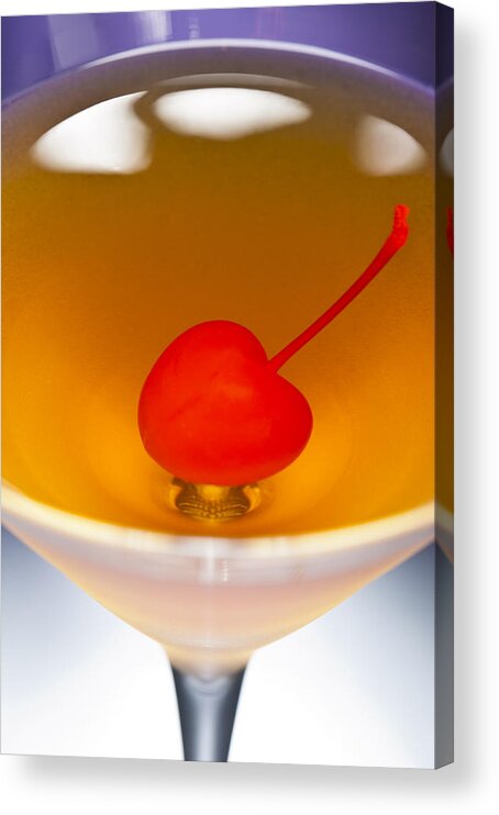 Alcohol Acrylic Print featuring the photograph Rob Roy Cocktail by U Schade