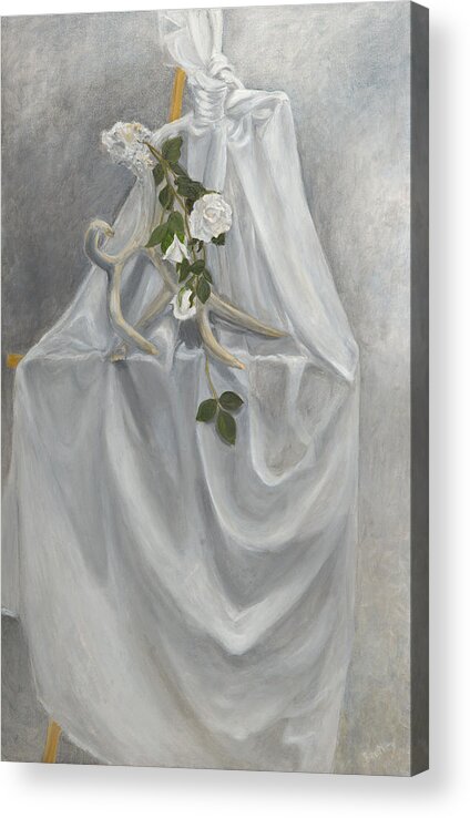 Still Life Acrylic Print featuring the painting Still Life by Rita Bentley