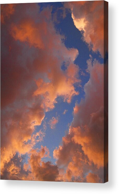 Sunset Acrylic Print featuring the photograph Sunset Cloudscape 1035 by James BO Insogna