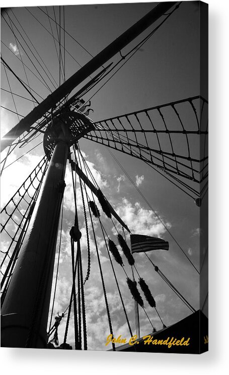 Tall Ships Acrylic Print featuring the photograph Tall Ship by John Handfield