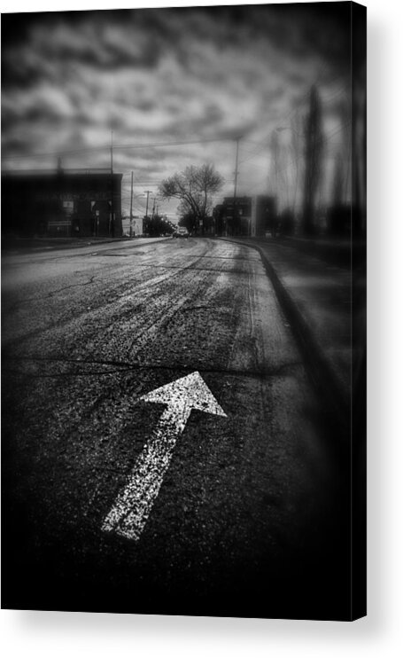 Street Acrylic Print featuring the photograph That way by Russell Styles
