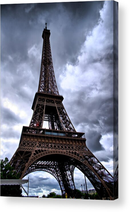 Eiffel Acrylic Print featuring the photograph The Eiffel Tower by Edward Myers