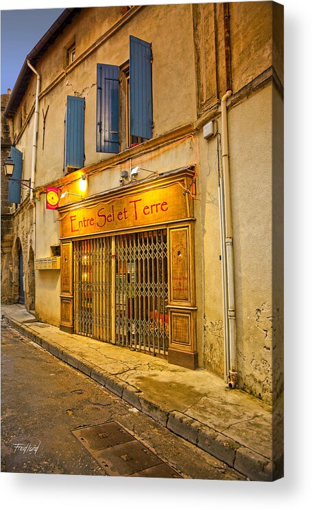 St. Acrylic Print featuring the photograph The Spice Merchant St Remy de Provence by Fred J Lord