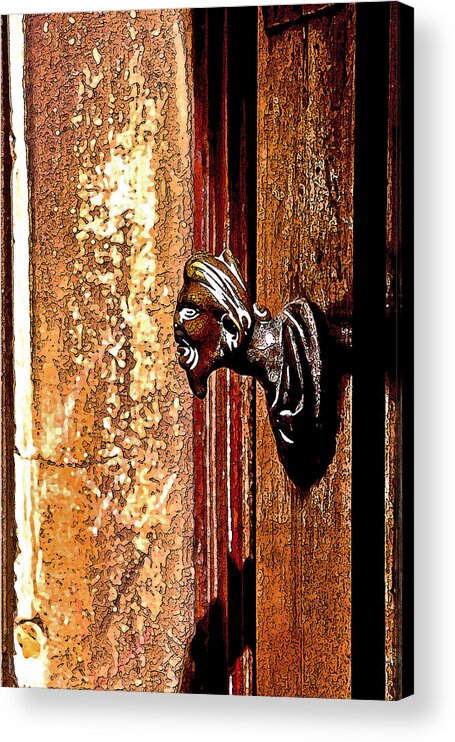 Door Acrylic Print featuring the photograph Time Knocker by Greg Sharpe