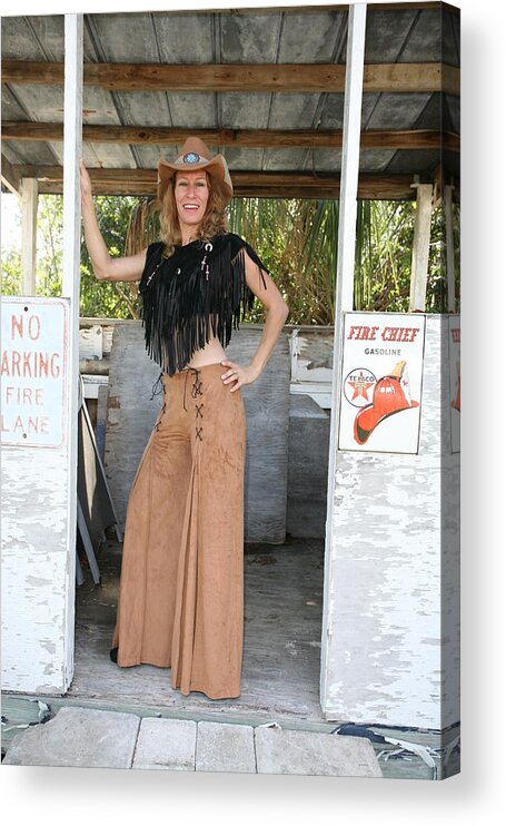 Everglades City Fl.professional Photographer Lucky Cole Acrylic Print featuring the photograph Tina Loy 660 by Lucky Cole
