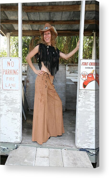 Everglades City Fl.professional Photographer Lucky Cole Acrylic Print featuring the photograph Tina Loy 674 by Lucky Cole