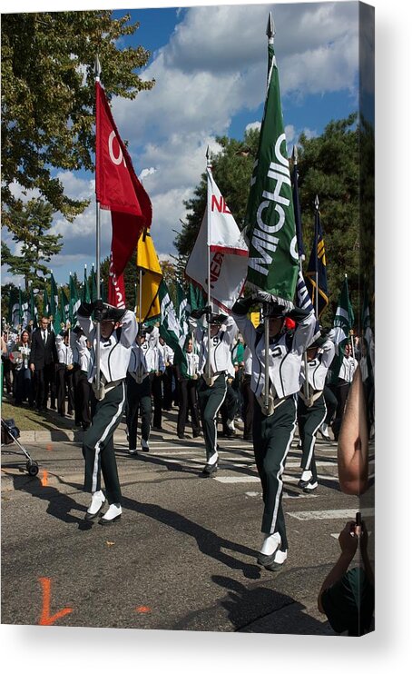 Band Acrylic Print featuring the photograph To the Field by Joseph Yarbrough