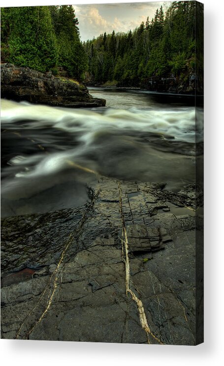 Current River Acrylic Print featuring the photograph Veins II by Jakub Sisak