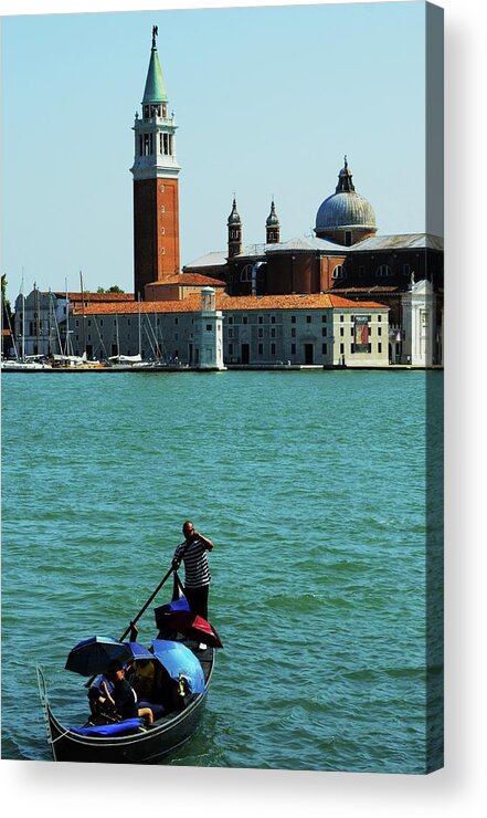 Italy Acrylic Print featuring the photograph Venice Gandola by La Dolce Vita
