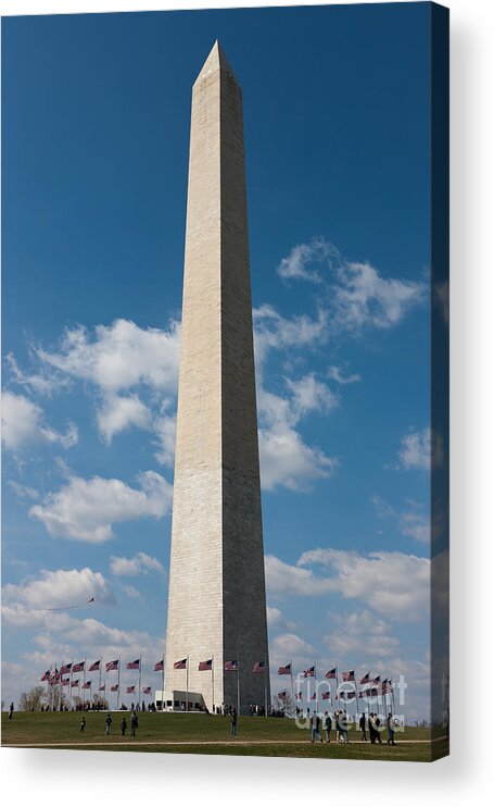 Clarence Holmes Acrylic Print featuring the photograph Washington Monument I by Clarence Holmes