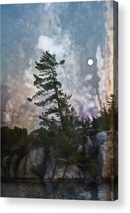 Killarney Acrylic Print featuring the photograph Whispering Moon by Alan Norsworthy