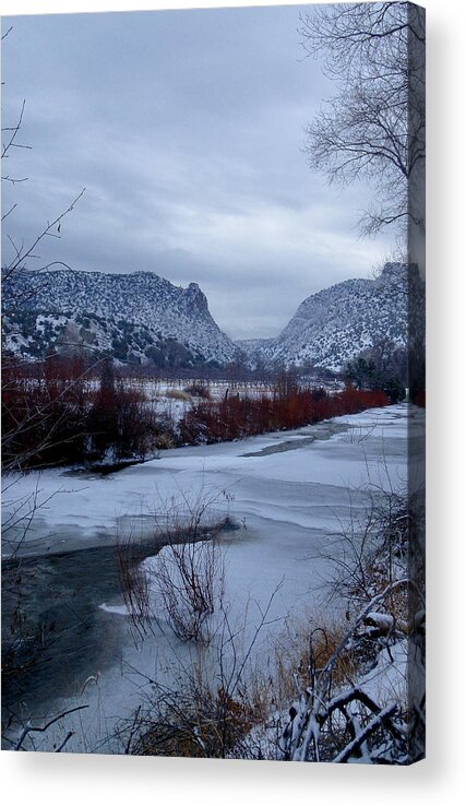 Embudo Acrylic Print featuring the photograph Winters Day by Atom Crawford
