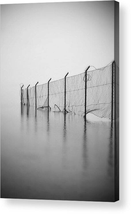 Fence Acrylic Print featuring the photograph Wire Mesh Fence by Joana Kruse