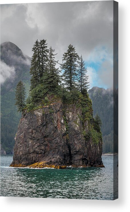 Alaska Acrylic Print featuring the photograph Alaska Sea Stack #2 by Scott Slone