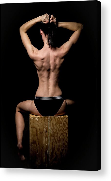 Back Acrylic Print featuring the photograph Bodyscape by La Bella Vita Boudoir