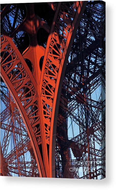 Eiffel Tower Acrylic Print featuring the photograph Eiffel Tower, Paris by David Bleeker