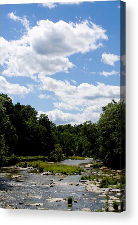 Ithacastock.com Acrylic Print featuring the photograph Fall Creek Summer by Monroe Payne