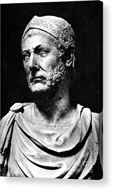 History Acrylic Print featuring the photograph Hannibal, Carthaginian Military by Photo Researchers