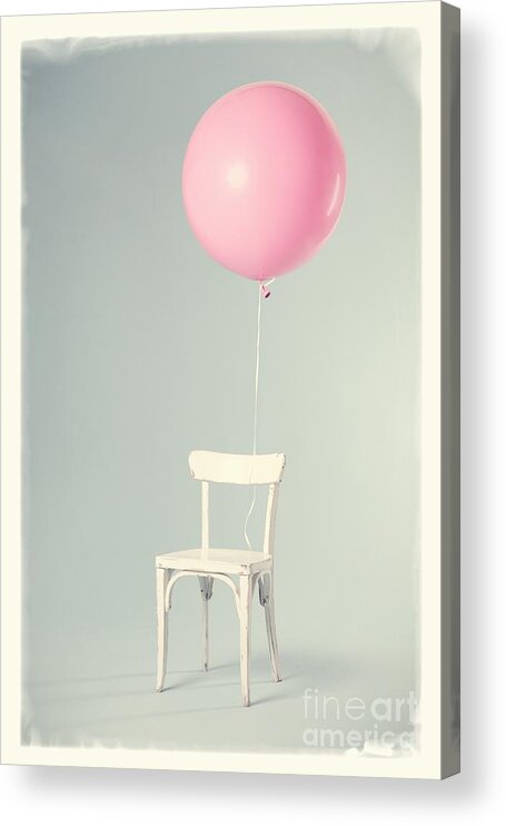 Balloon Acrylic Print featuring the photograph Happy Birthday Card #2 by Edward Fielding