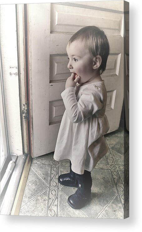 Baby Acrylic Print featuring the photograph I Hope You Dance #1 by Theresa Campbell