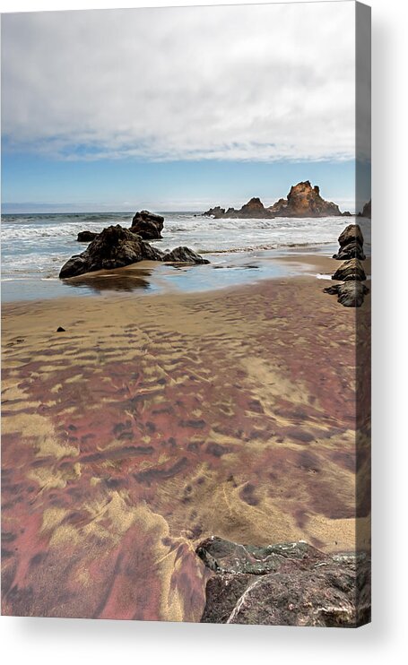 Pfeiffer Beach Acrylic Print featuring the photograph Pfeiffer Beach #1 by Susan Rissi Tregoning