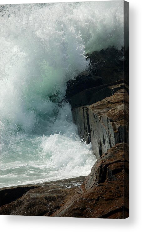 Lawrence Acrylic Print featuring the photograph Salty Froth by Lawrence Boothby