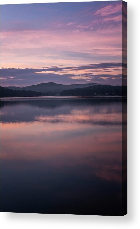 Spofford Lake New Hampshire Acrylic Print featuring the photograph Spofford Lake Sunrise by Tom Singleton