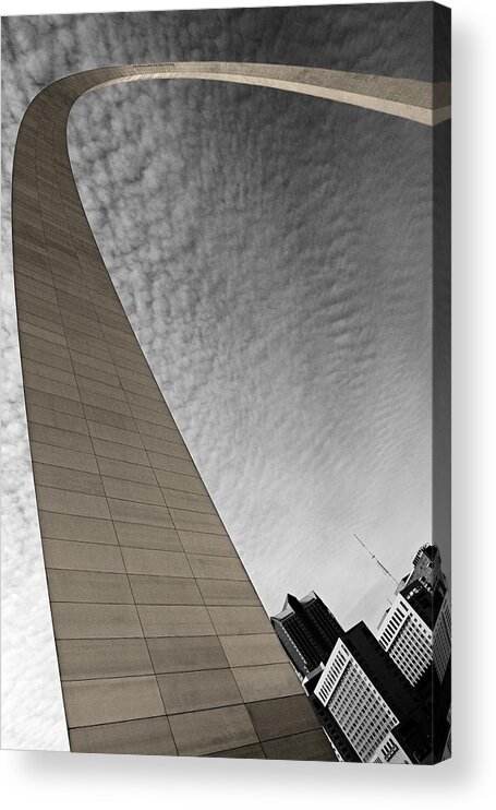Arch Acrylic Print featuring the photograph St. Louis Arch #1 by Ryan Heffron
