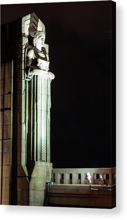 Bridges Acrylic Print featuring the photograph Standing Guard #1 by Stewart Helberg