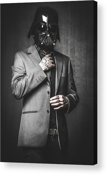 Star Wars Acrylic Print featuring the photograph Star Wars Dressman #1 by Marino Flovent