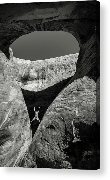 Adventure Acrylic Print featuring the photograph Teardrop Arch #1 by Whit Richardson