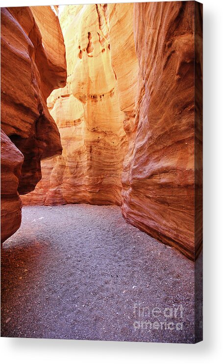 Landscapes Acrylic Print featuring the photograph The Red Canyon near Eilat, Israel #1 by Fabian Koldorff