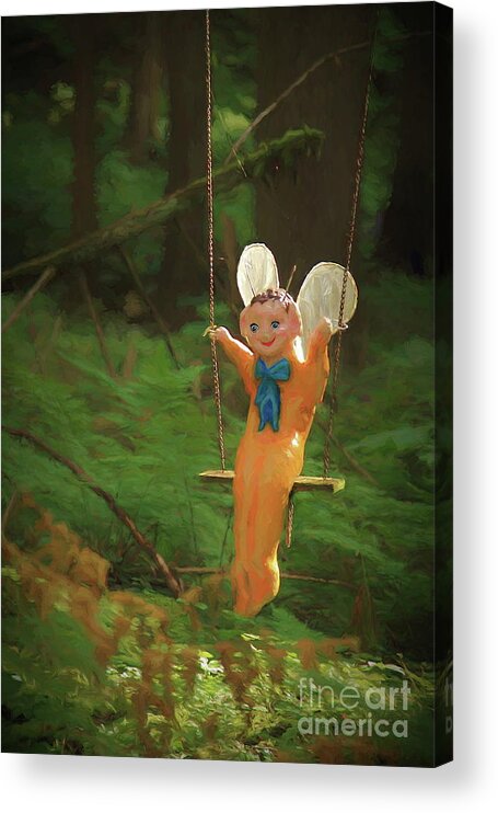 Tooth Fairy Acrylic Print featuring the photograph The Tooth Fairy #1 by Eva Lechner
