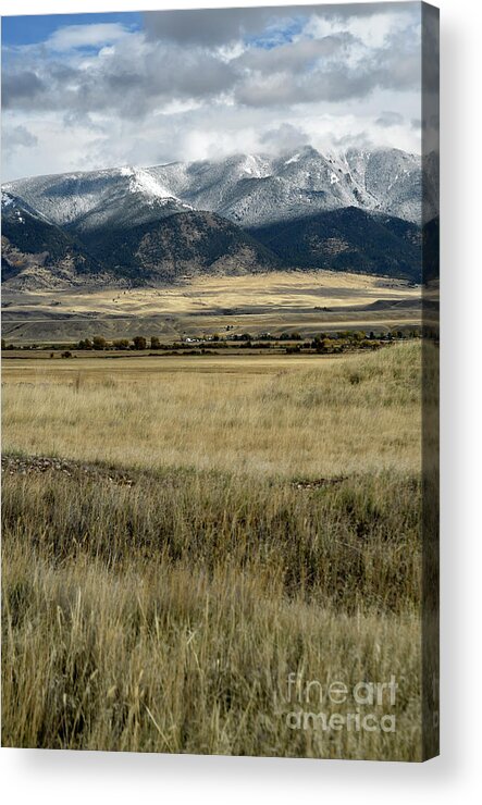 Tobacco Root Mountains Acrylic Print featuring the photograph Tobacco Root Mountains #2 by Cindy Murphy - NightVisions