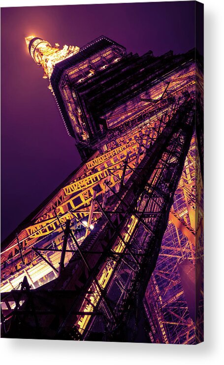 Tokyo Tower Acrylic Print featuring the photograph Tokyo Tower at night #1 by Ponte Ryuurui