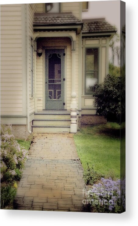 House Acrylic Print featuring the photograph Victorian Porch #1 by Jill Battaglia