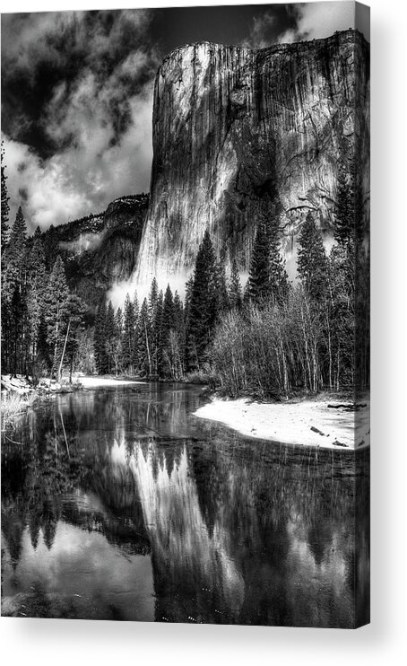 El Capitan Acrylic Print featuring the photograph El Capitan #10 by Marc Bittan