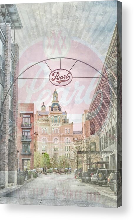 Pearl Brewery District Acrylic Print featuring the photograph 10912 Pearl Brewery by Pamela Williams