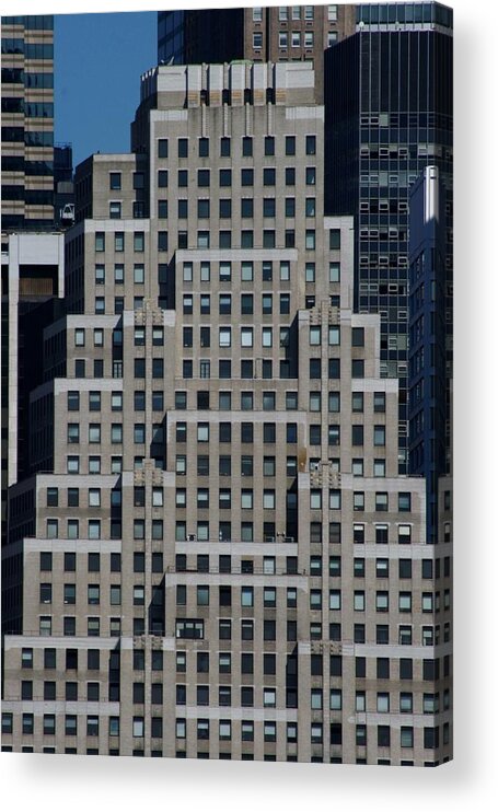 120 Wall Street New York City Acrylic Print featuring the photograph 120 Wall Street NYC by Christopher J Kirby