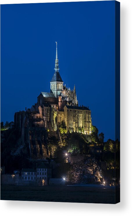 Mont Saint-michel Acrylic Print featuring the photograph 150915p142 by Arterra Picture Library