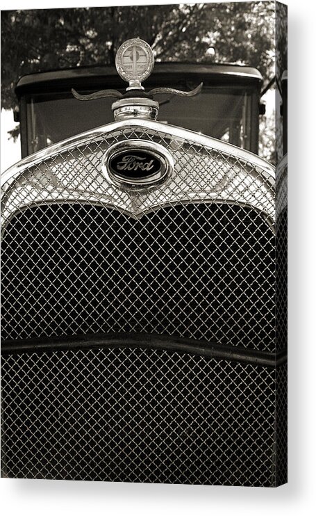 1920 Ford Model A Acrylic Print featuring the photograph 1920 Ford Model A by Joanne Coyle
